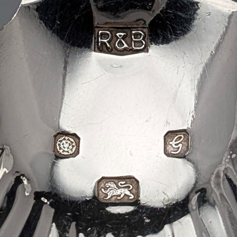 1981 年英國復古純銀茶盒勺 Roberts&Belk